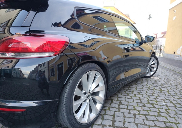 Volkswagen Scirocco cena 38999 przebieg: 153000, rok produkcji 2010 z Łęczyca małe 277